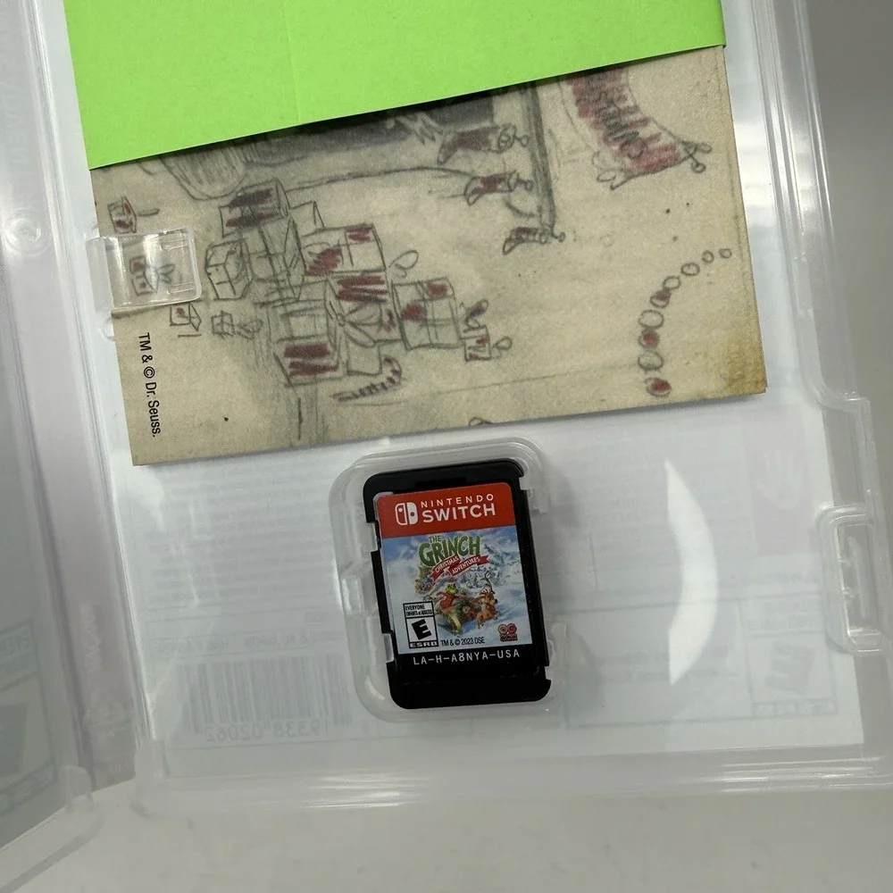 The Grinch Christmas Adventure (Nintendo switch) (Post Cards Included)